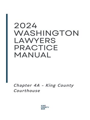 cover image of 2024-25 Washington Lawyers Practice Manual Chapter 4A